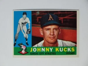 JOHNNY KUCKS 1960 TOPPS BASEBALL CARD #177 KANSAS CITY ATHLETICS - Picture 1 of 2