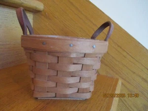 Longaberger Lorbeer Buchungskorb & Protektor Set rund 91 *Versand inklusive!* - Bild 1 von 11