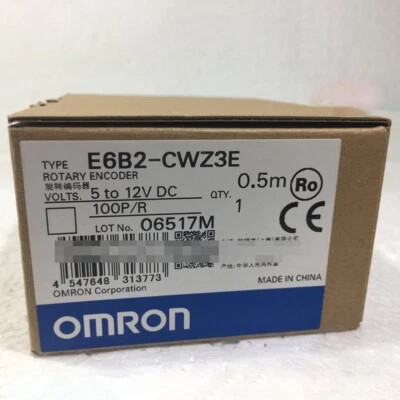 1x OMRON 100P Incremental Rotary Encoder 100p/r E6B2-CWZ3E NPN Volt Output - Image 1 of 3