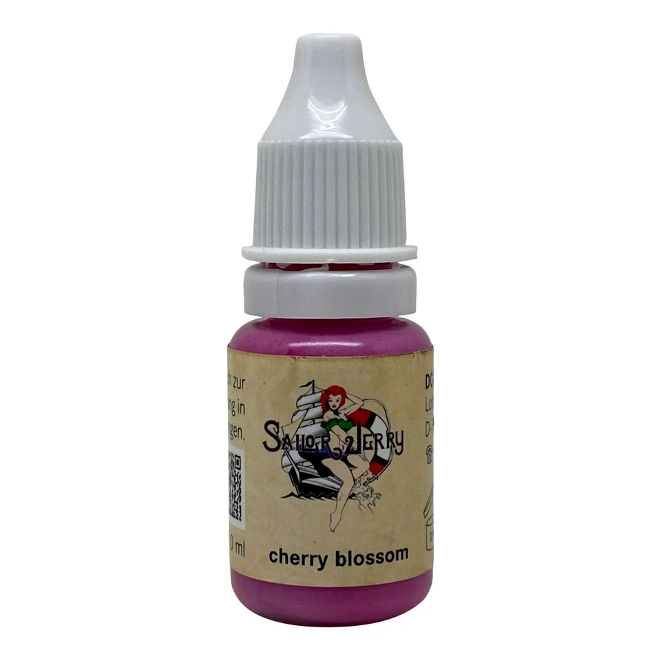 DC-TP GMBH REACH-konforme Sailor Jerry Tattoofarbe Cherry blossom 10 ml Made in DE