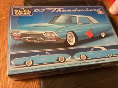 Gunze G-162:600 1:32 The 50's-60's Collection 1963 Thunderbird Model Kit Sealed. - Image 1 of 4