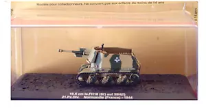 COMBAT TANK 10,5 cm le. FH18 NORMANDIE FRANCE 1944 – SCALA 1:72 SCA 109/ - Foto 1 di 1