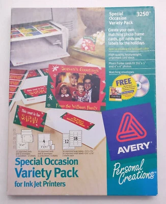 Avery Special Occasion Variety Pack - Inkjet - 36 Blank Greeting Cards & Labels - Image 1 of 4