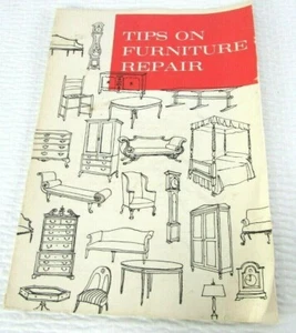 Vintage 1960 Booklet Tips On Furniture Repairs Bell Telephone Laboratories Illus - Picture 1 of 4