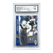 2009 SAGE Hit Auto Gartrell Johnson #A95 Rookie Auto RC PGA 10