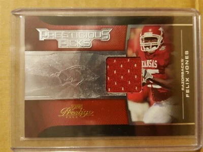 Felix Jones 2008 Prestige Jersey RC card #’d 67/250 Arkansas Razorbacks Cowboys - Image 1 of 4