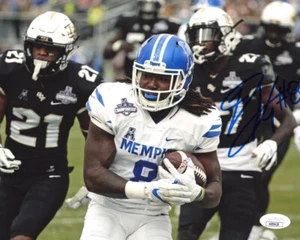 Darrell Henderson Signed Memphis Tigers 8x10 Photo JSA - Picture 1 of 1