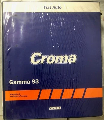 MANUALE ORIGINALE FIAT - MANUALE ASSISTENZA TECNICA FIATPER CROMA GAMMA '93 - Immagine 1 di 4