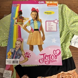 Nickelodeon JoJo Siwa Girls  Dress Halloween Costume Medium 8-10  NwT - Picture 1 of 3
