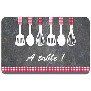 Tischset Platzdeckchen 28,5 x 44 cm Küchenhelfer Kunststoff Platzset abwaschbar - Bild 1 von 1