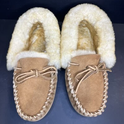 L.L. Mocasines para mujer Bean talla 7 forrados de piel de cordero Foto 1 de 4
