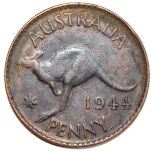 Australia 1944 Penny Kangaroo Perth Mint, -Foreign Coin 31mm - Picture 1 of 2