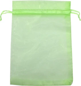 50Pcs Organza Pouch Bag Drawstring 5"X7" 13X18Cm Strong Gift Candy B6Ag Jewelry - Picture 1 of 2