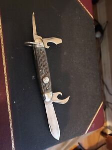 Vintage Pocket Knife -Boy Scout Knife -Ulster USA 4 Blade