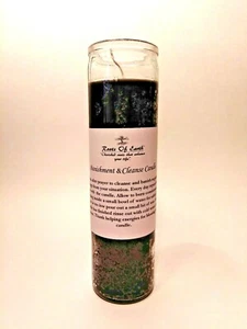 Banish Cleanse Hoodoo Conjure Rootwork Spell Candle Fixed Roots Oils Loaded - Picture 1 of 3
