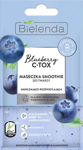 Bielenda Blueberry C-TOX Moisturising Brightening Face Mask 8g - Picture 1 of 2