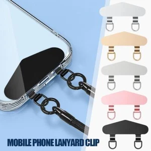 Universal Mobile Phone Sling Rope Card Clip Phone Lanyard Gasket Patch T2W4 - Zdjęcie 1 z 17