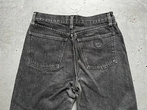 90s Vintage Love Moschino Jeans Gray Black Stonewashed Denim Made in Italy 33 - Picture 1 of 10