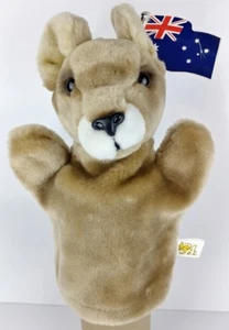 Kangaroo Hand Puppet With Tag CA Australia- Tan - Imagen 1 de 9