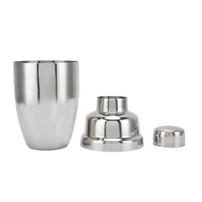 (350ML) agitatore di cocktail in acciaio inox FURGONATI Drink Mixer Latte Tè Argento