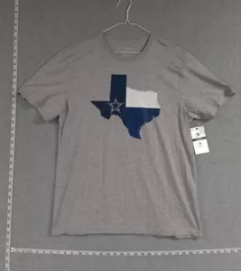 DALLAS COWBOYS - Authentic - T Shirt - Gray - Men's Large - Texas Logo - Picture 1 of 5