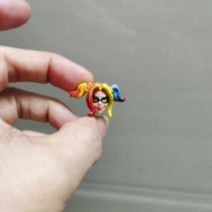 Painted 1/18 Scale The Suicide Team Harley Quinn Head Sculpt Fit 3.75" Figure - Picture 1 of 3