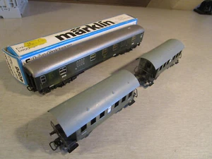 3x Märklin 4026 u.a. Personenwagen D-Zug-Gepäckwagen H0 - Bild 1 von 13