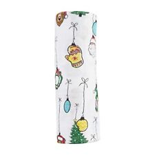 Baby Swaddle Blanket White Christmas Ornament