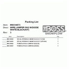Boss Part # MSC04673 - SmartHitch2 Wiring Harness White and Black
