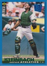 1995 Collector's Choice SE Terry Steinbach #49 Blue Parallel Baseball