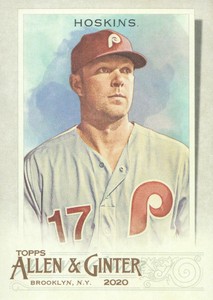 2020 Topps Allen & Ginter Baseball #9 Rhys Hoskins