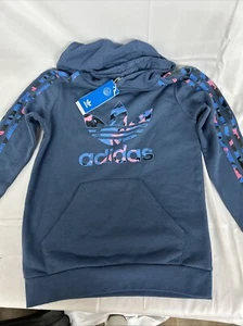 Sudadera con capucha de camuflaje para niños Adidas Originals, Wonder Steel, mediana - Imagen 1 de 8