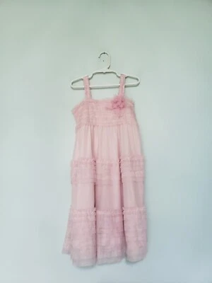 Isabella & Chloe девочка 6 X карнавальный костюм Frilly Lgt розовый оборки ярусный тюль Пасхи - Изображение 1 из 4