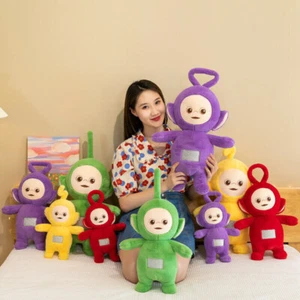 AUS Teletubbies Dipsy Po Tinky Winky Laa-Laa Plush Toy Standing Doll Kid Gift - Picture 1 of 16