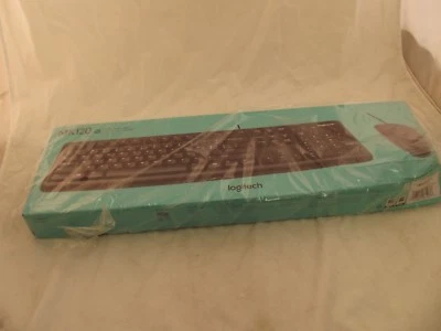 Logitech MK120 Keyboard & Mouse 1000dpi Scroll Wheel Wired 69-2 - Image 1 of 2