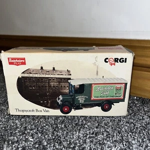 CORGI - THORNEYCROFT BOX VAN - BATCHELORS PEAS - MINT AND BOXED Collectors - Picture 1 of 6