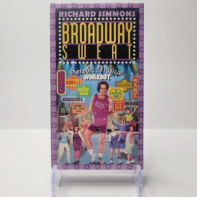 New & Sealed VHS RICHARD SIMMONS BROADWAY SWEAT Aerobic Musical Workout - Image 1 of 3