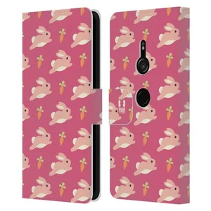 HEAD CASE DESIGNS CUTIE ANIMAL PATTERNS LEATHER BOOK CASE FOR SONY PHONES 1 - Picture 1 of 11