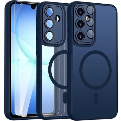 Coque avec Cercle Magnétique pour Samsung Galaxy A17 A16 A26 A56 +2 Verre Trempé - Bild 1 von 4