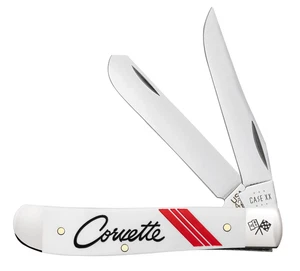 Custodia xx Coltelli Mini Trapper Bianco Corvette 33716 Coltello Tascabile Inox - Foto 1 di 5