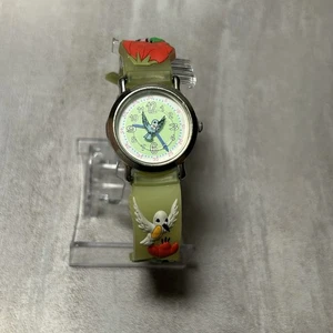 Kolibri Damenuhr Mädchenuhr grün grünes Band 26 mm - neue Batterie " - Bild 1 von 7