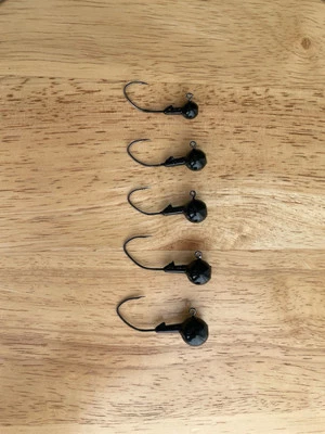 PRIVATE STOCK SMALLMOUTH Premium Ball Head Jig Heads – Choose Size & Color – 1/8 - 1/2 oz