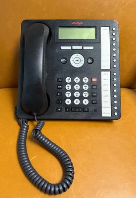 Avaya 1416 VoIP Business Phone - Black - Desktop Stand Used Office Telephone - Image 1 of 4