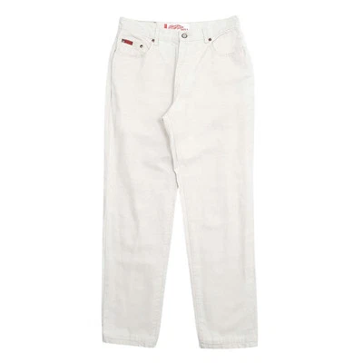 LEE COOPER Casual Jeans Tapered Fit Cream Denim Trousers Womens LC11 UK12 - Image 1 of 4