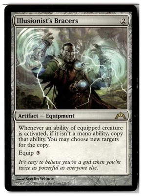 MTG Illusionist's Bracers - Gatecrash Moderately Played English - Image 1 of 2