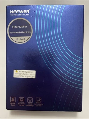 NEEWER filter Kit for DJI Osmo Action 3/4/5 FL-A78 - Image 1 of 3