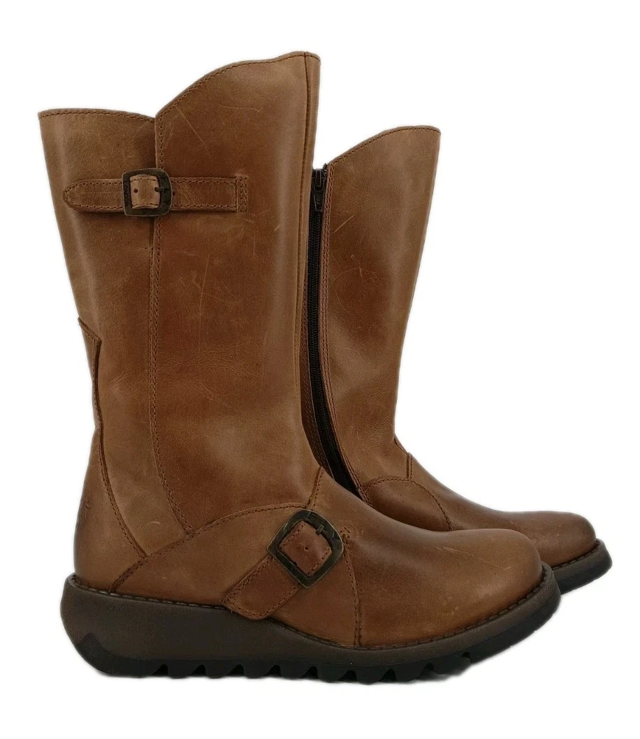 FLY London Damen Tich099fly Boots – Fashion Boots Aus Hochwertigem Leder Im Casual Look