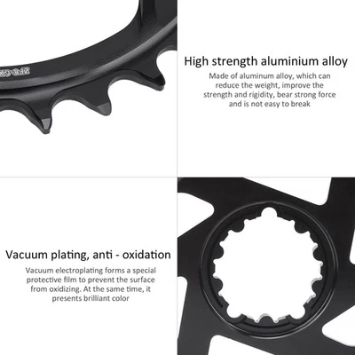 (30T Snail Bike Chainwheel 6mm Single Ring Crankset Fit For GXP 8‑11 Speed HG - Image 1 of 4