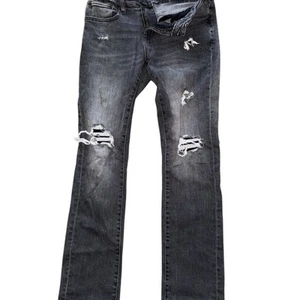Aeropostale Men's Skinny Black Distressed Stretch Denim Jeans Size 29x32 - Picture 1 of 9