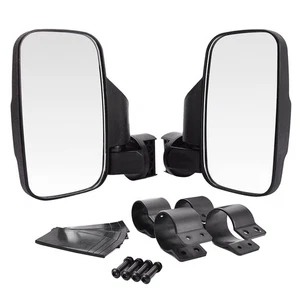  Offroad UTV Broader Rear View Side Mirror High Impact Break- Large Wide View - Picture 1 of 12